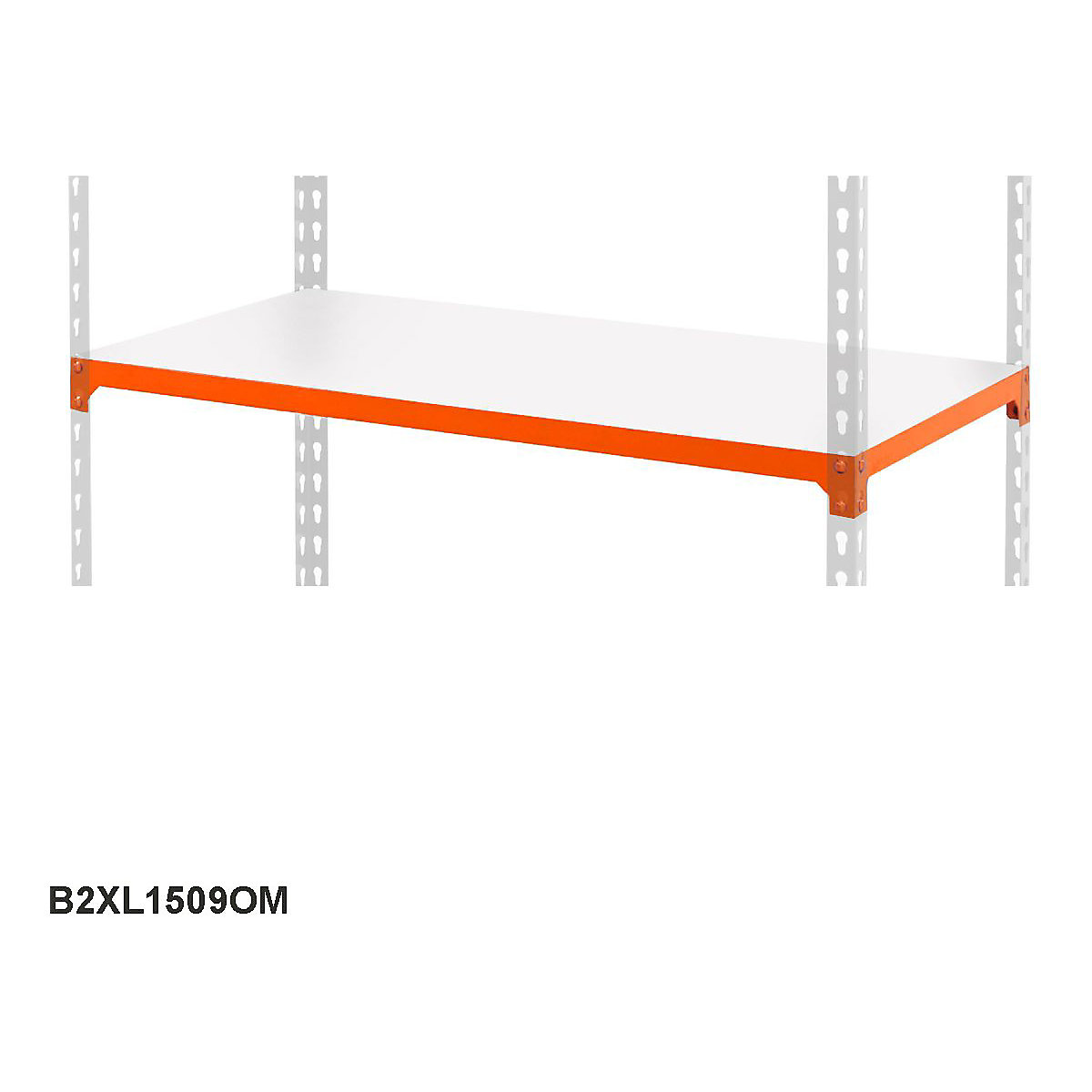 BiG200 Extra Melamine Shelf 1525w x 915d mm 70kg UDL Orange