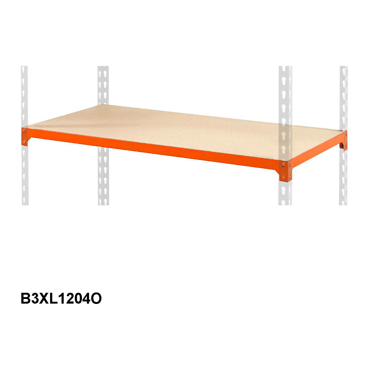 BiG340 Extra Chipboard Shelf 1220w X 455d Mm 200kg UDL Orange