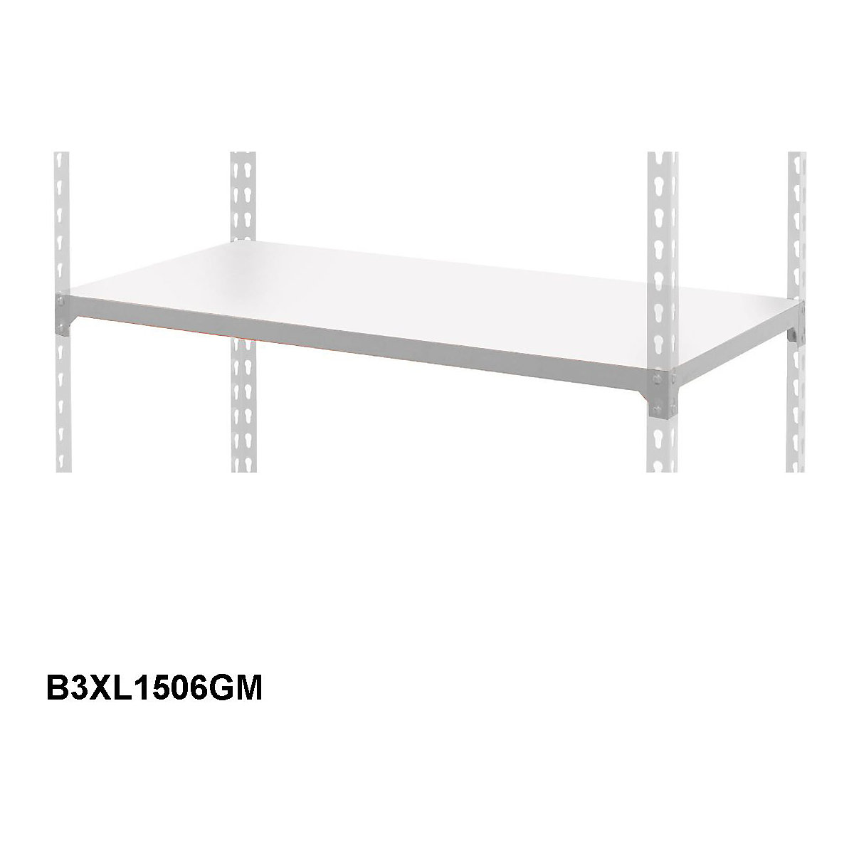BiG340 Extra Melamine Shelf 1525w X 610d Mm 100kg UDL Grey