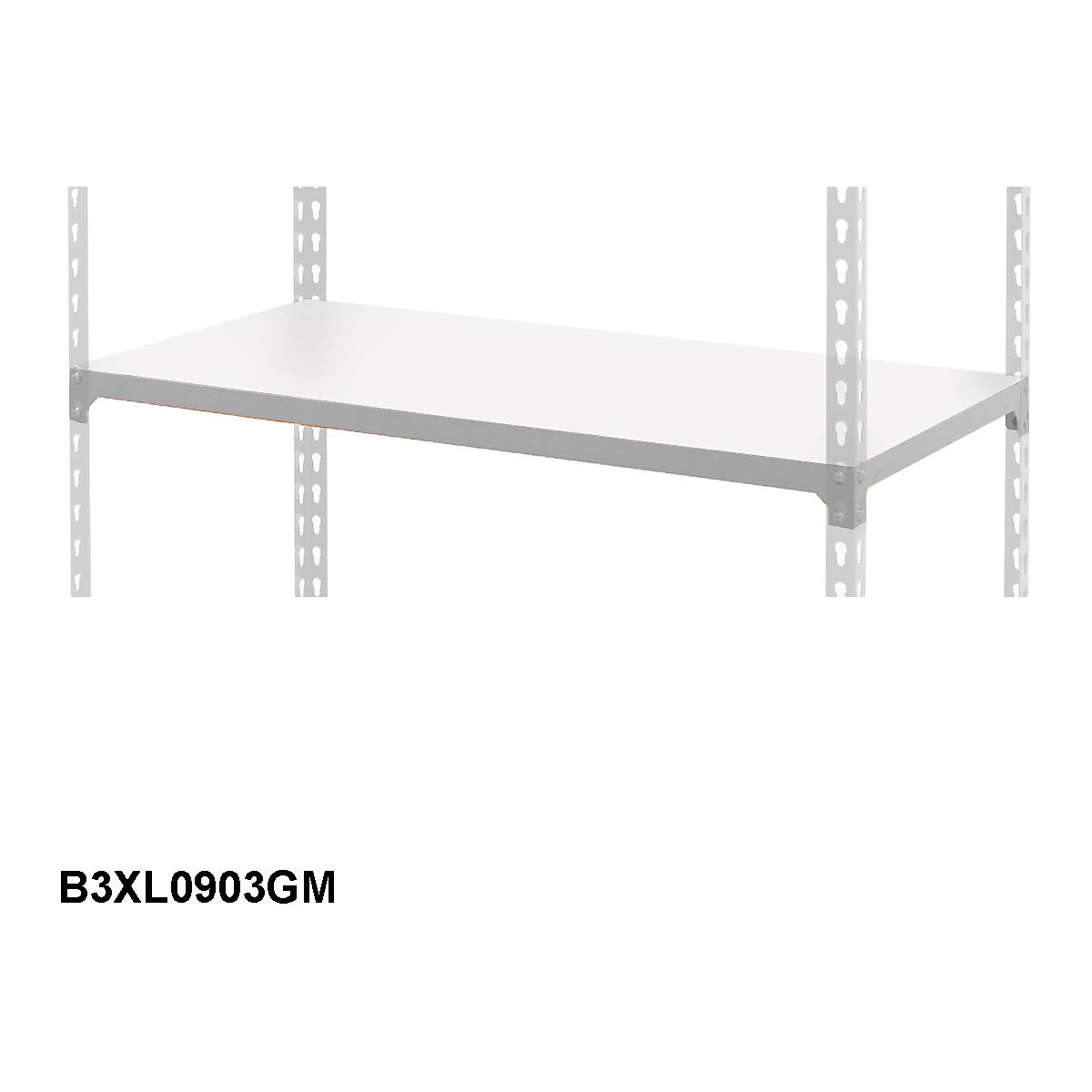 BiG340 Extra Melamine Shelf 915w X 305d Mm 340kg UDL Grey