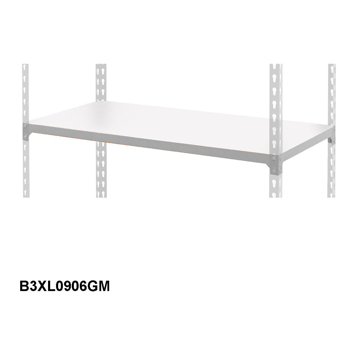 BiG340 Extra Melamine Shelf 915w X 610d Mm 340kg UDL Grey