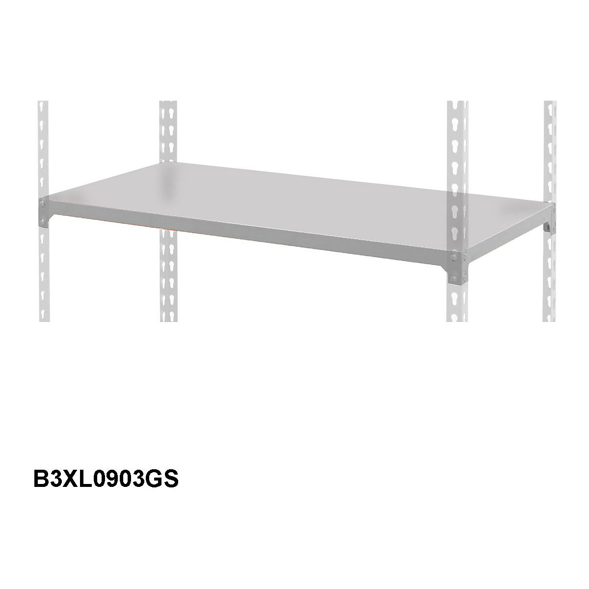 BiG340 Extra Steel Shelf 915w X 305d Mm 340kg UDL Grey