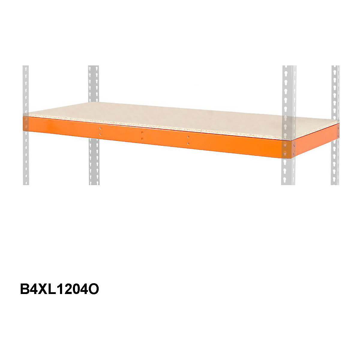 BiG400 Extra Chipboard Shelf 1220w x 455d mm 400kg UDL Orange