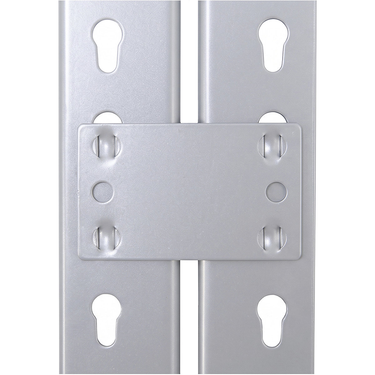 BiG400 Pack Of 4 Silver Tie Plates To Join 2 Bays