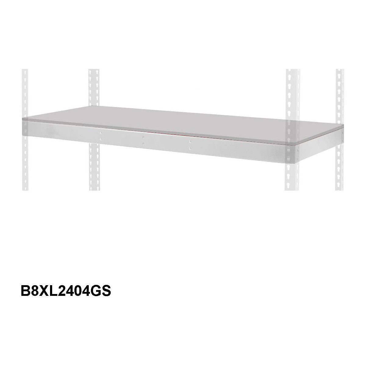 BiG800 Extra Galvanised Panel Level 2440w X 455d mm 500kg UDL  Grey