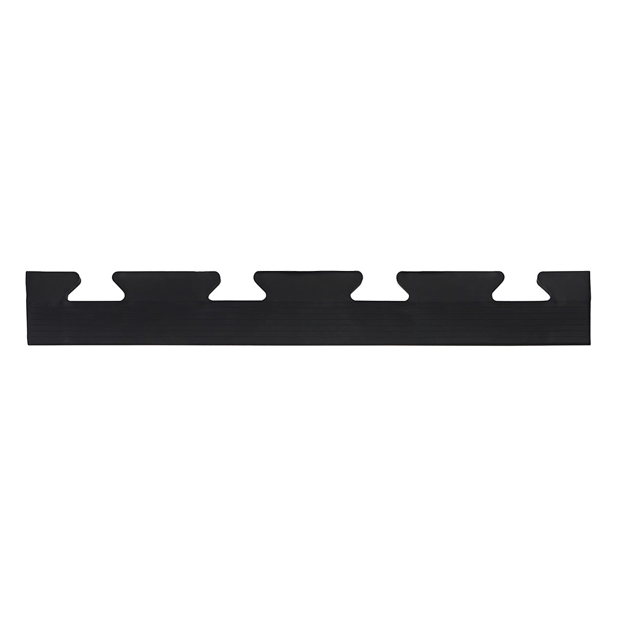 BiGDUG Essentials Interlocking Floor Tile Ramped Edges, BiGDUG Essentials Interlocking Floor Tile Ramped Edges, BiGDUG Essentials Interlocking Floor Tile Ramped Edge | 12h x 470w x 60d mm | Female | Black-1