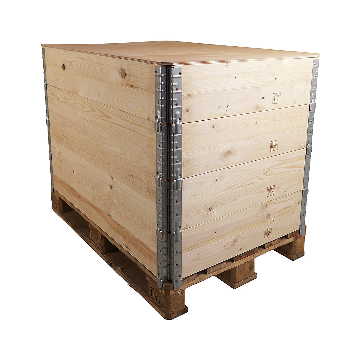 BiGDUG Essentials Wooden Pallet Collar Lid