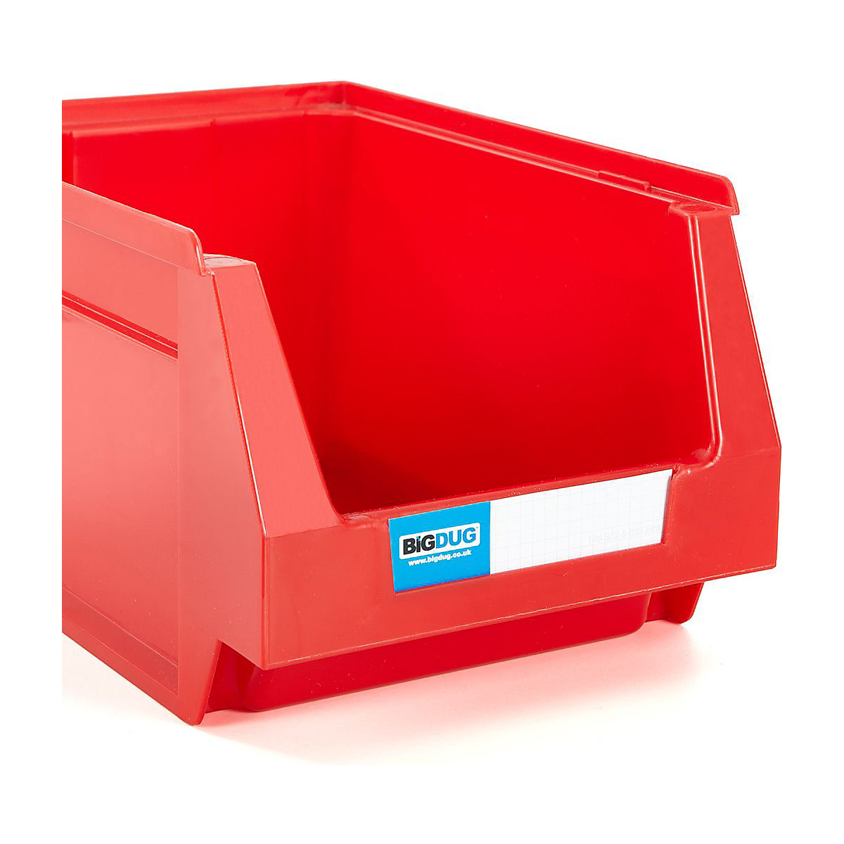 BiGDUG Pack of 48 Labels For Premium Large Stacking Pick Bin Labels