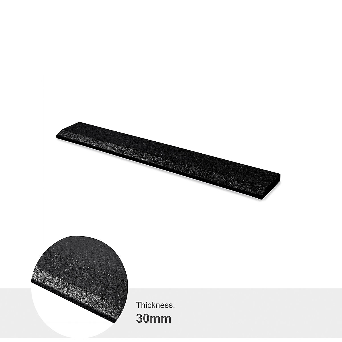 BiGDUG Rubber Heavy Duty Gym Tile Ramped Edges