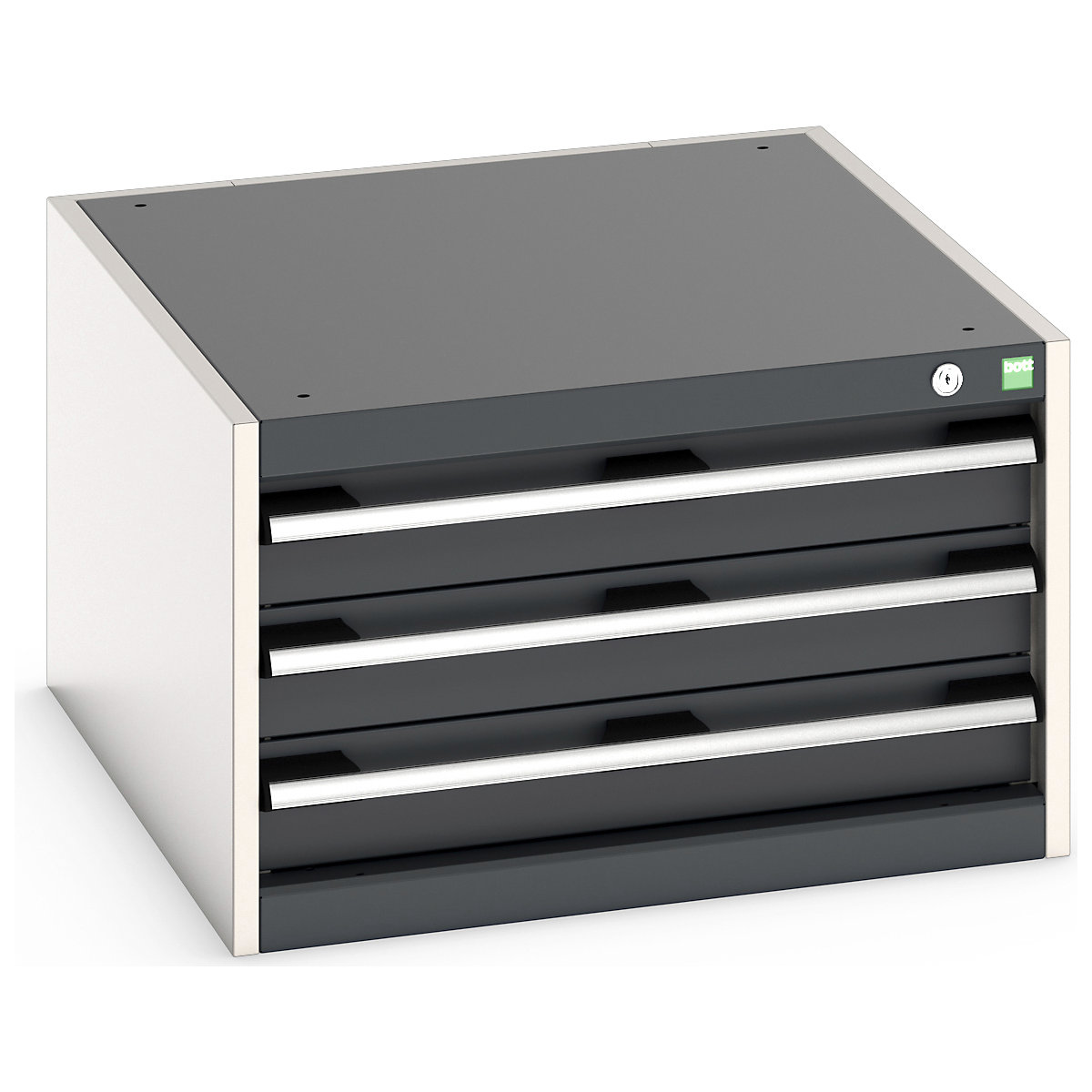 Bott Cubio Suspended Cabinets | 250, 400 & 600mm High | Suitable For 750mm Deep Benches (Product illustration 2)-1