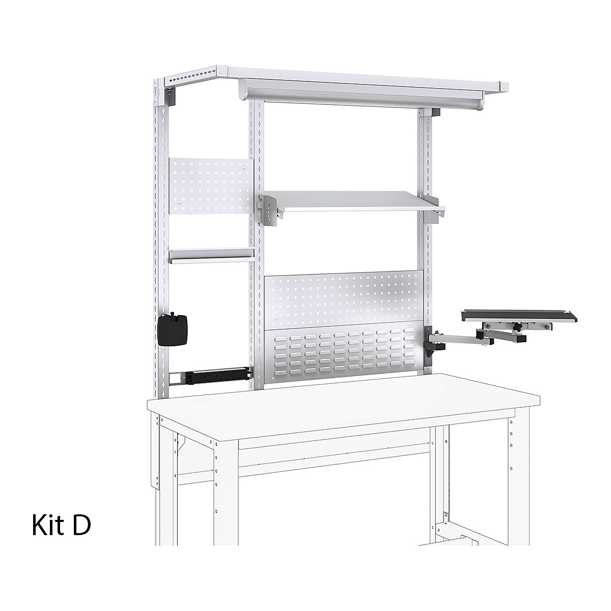 Bott Cubio Workbench Rear Frame Kits (Product illustration 5)-4