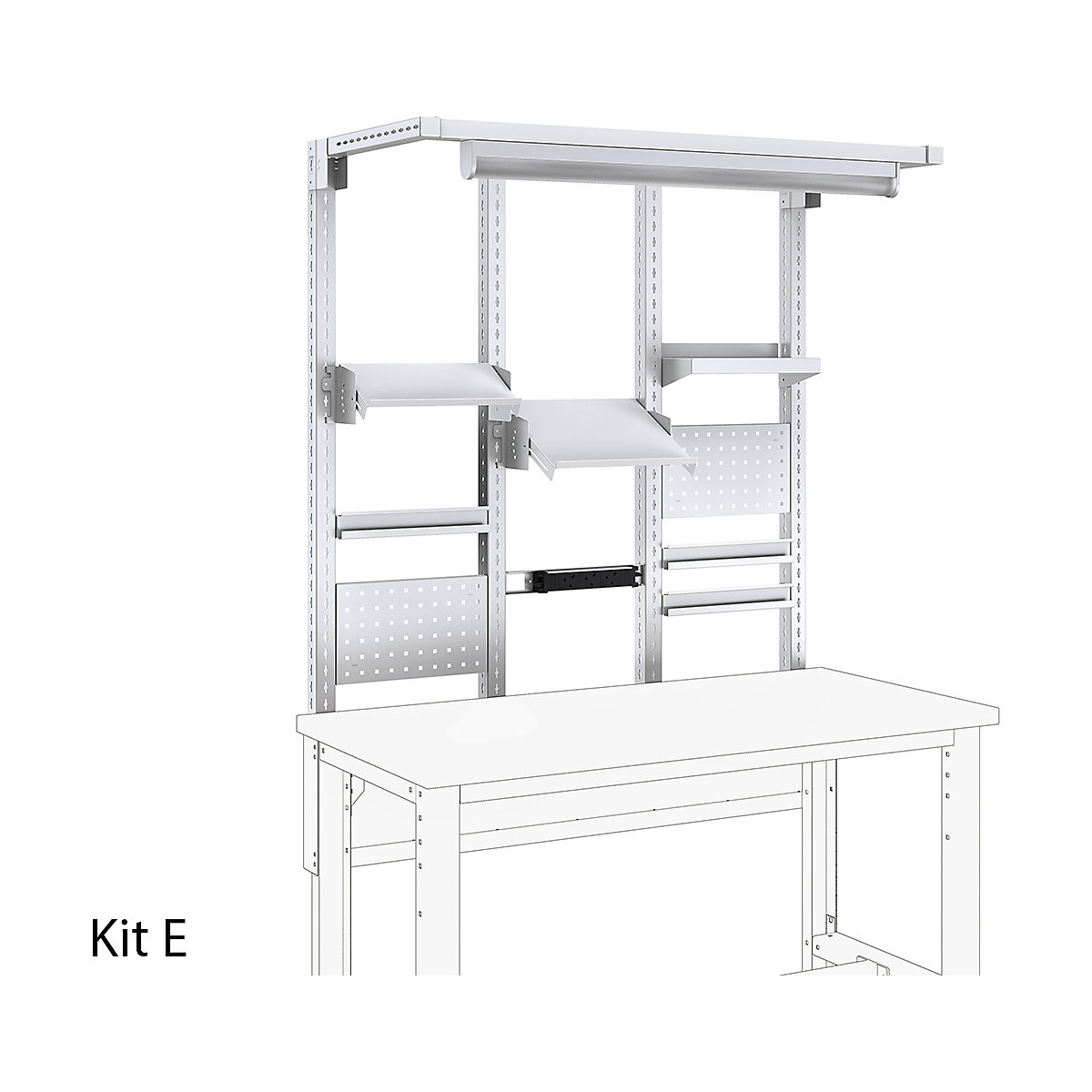 Bott Cubio Workbench Rear Frame Kits (Product illustration 6)-5