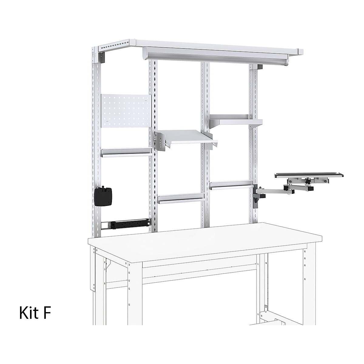 Bott Cubio Workbench Rear Frame Kits (Product illustration 7)-6
