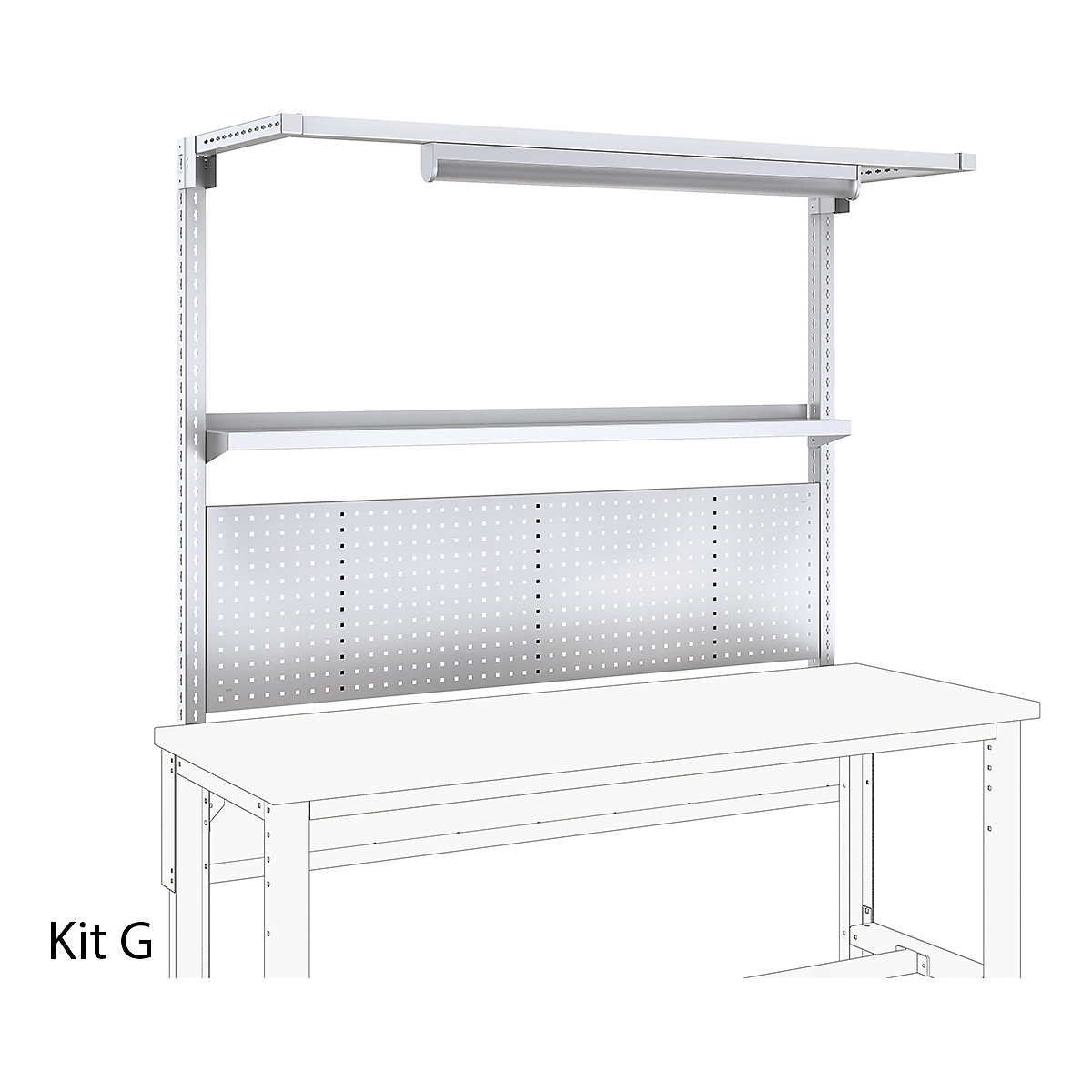 Bott Cubio Workbench Rear Frame Kits (Product illustration 8)-7
