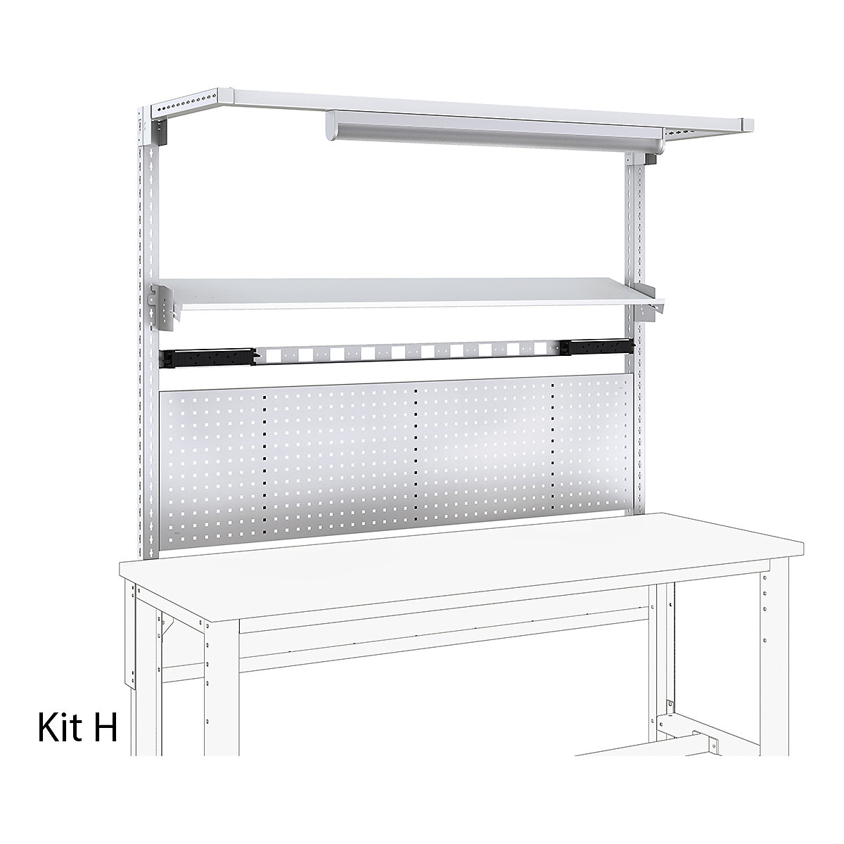 Bott Cubio Workbench Rear Frame Kits (Product illustration 9)-8