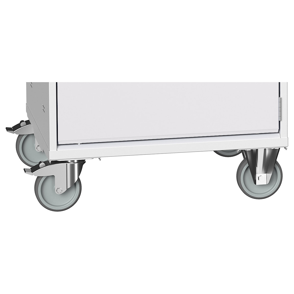 Bott Verso Computer Cupboard Mobility Kit | 150h x 650w x 550d mm | Suitable for 650 Model | Light Grey