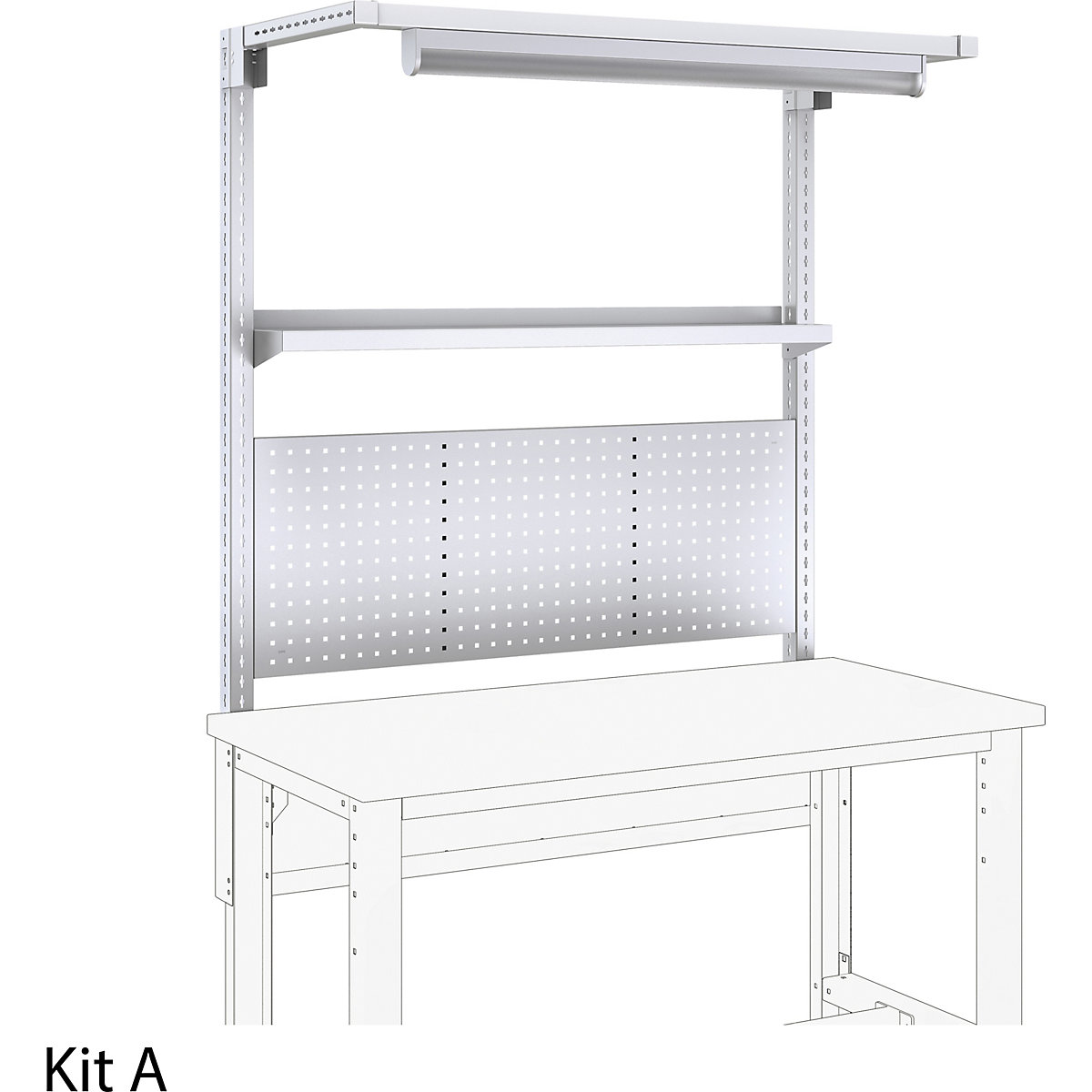 Bott Verso Workbench Rear Frame Kits (Product illustration 2)-1