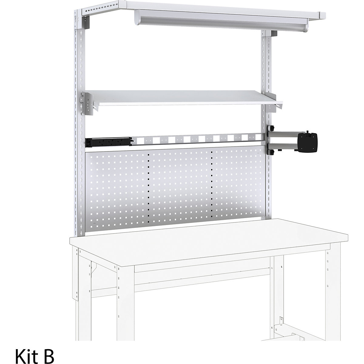Bott Verso Workbench Rear Frame Kits (Product illustration 3)-2