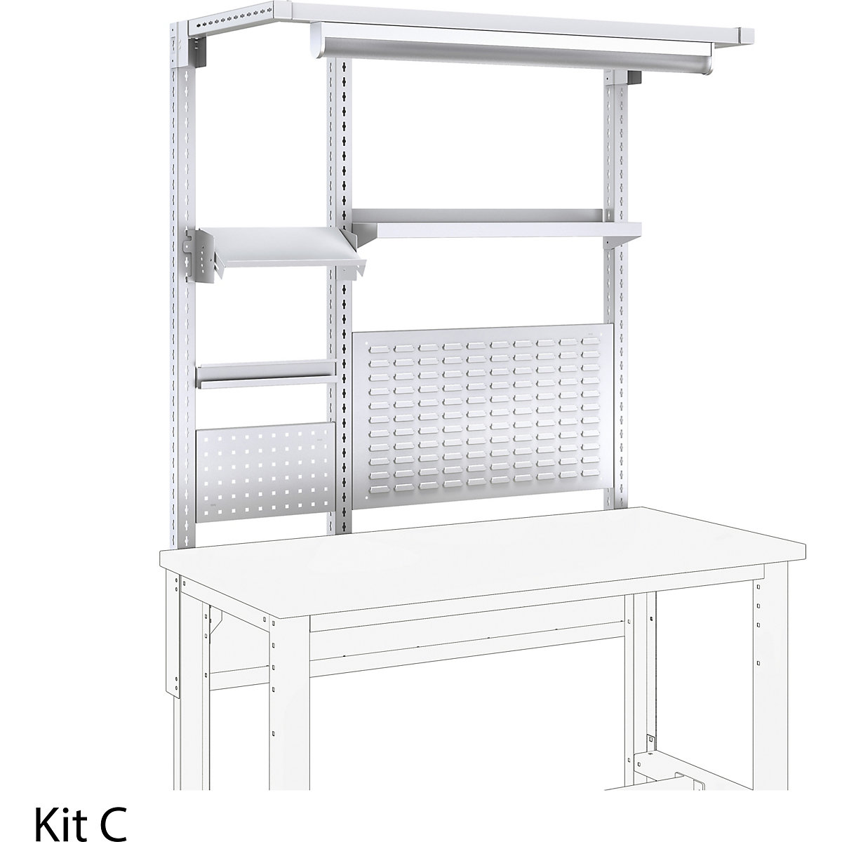 Bott Verso Workbench Rear Frame Kits (Product illustration 4)-3