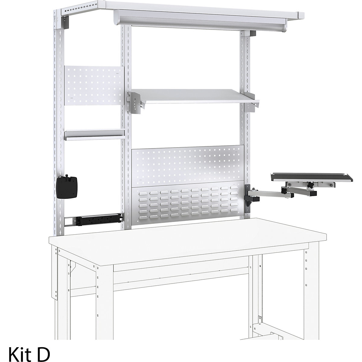 Bott Verso Workbench Rear Frame Kits (Product illustration 5)-4