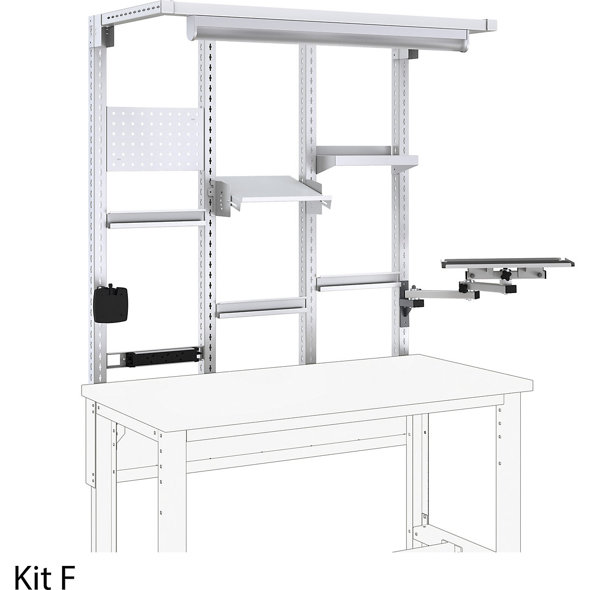 Bott Verso Workbench Rear Frame Kits (Product illustration 7)-6