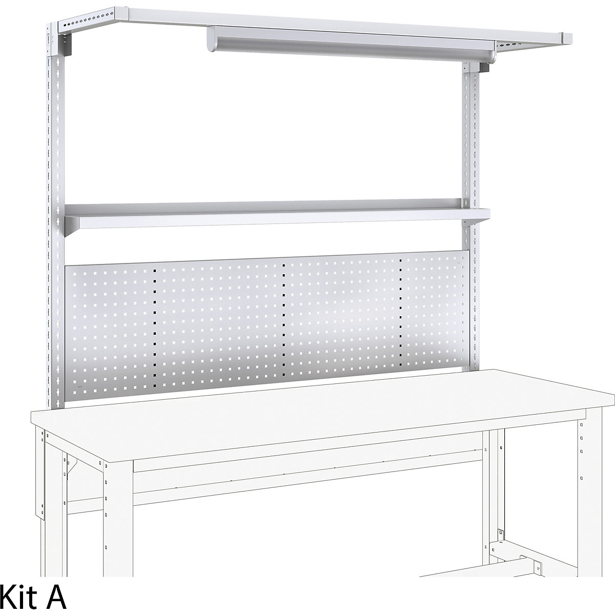 Bott Verso Workbench Rear Frame Kits (Product illustration 8)-7