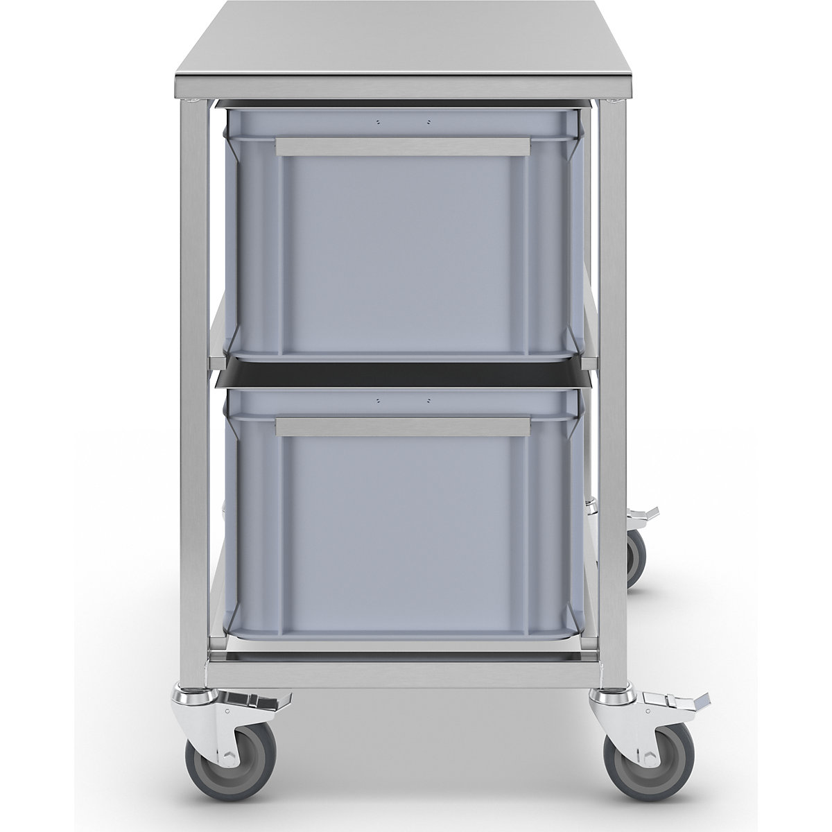 Carro de acero inoxidable con recipientes (Imagen del producto 7)-6