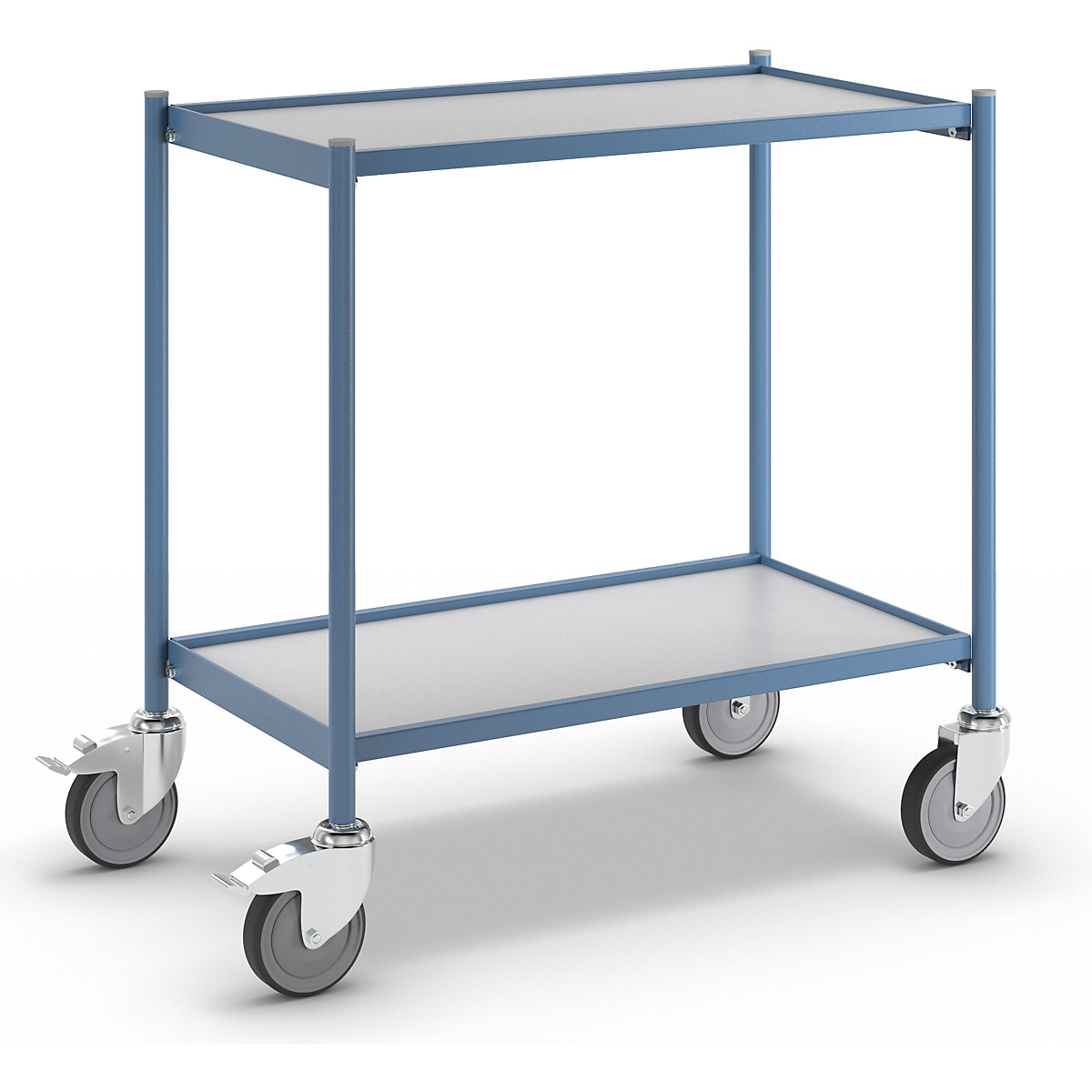 Chariot à plateaux, force 150 kg &ndash; eurokraft pro