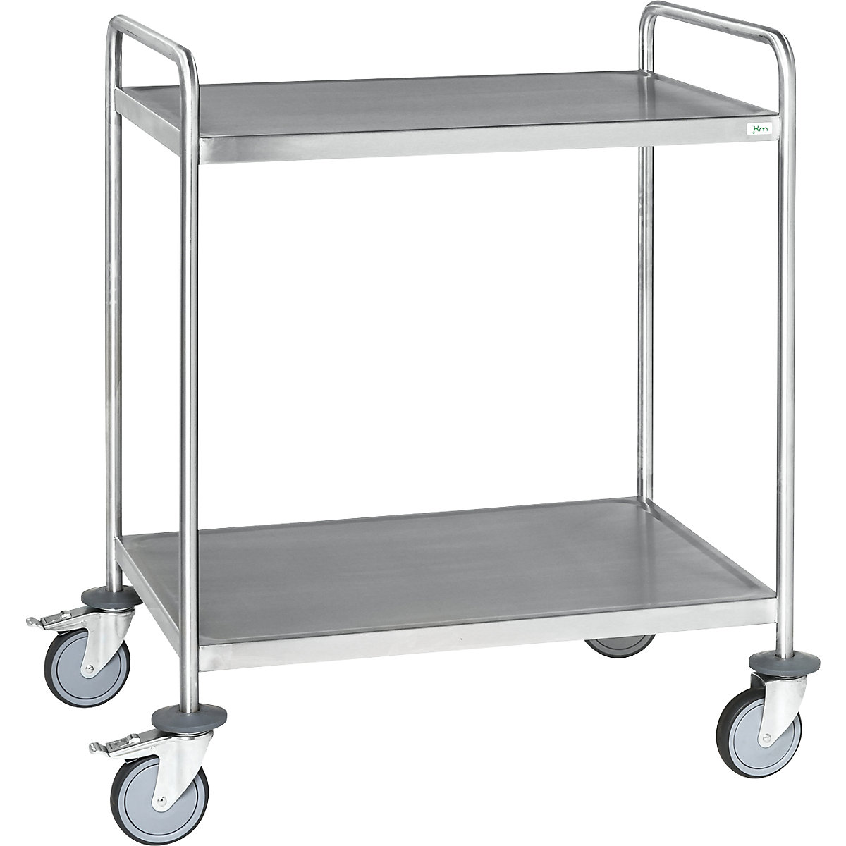 Chariot à tablettes en inox, soudé &ndash; Kongamek