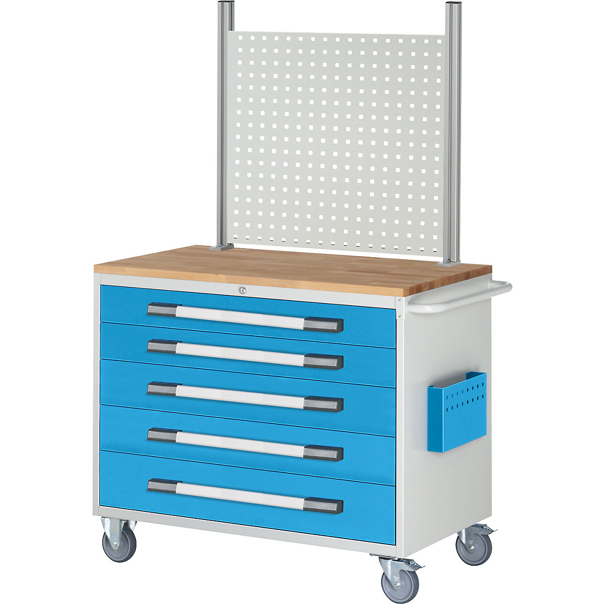 Compacte werkbank, verrijdbaar &ndash; eurokraft pro