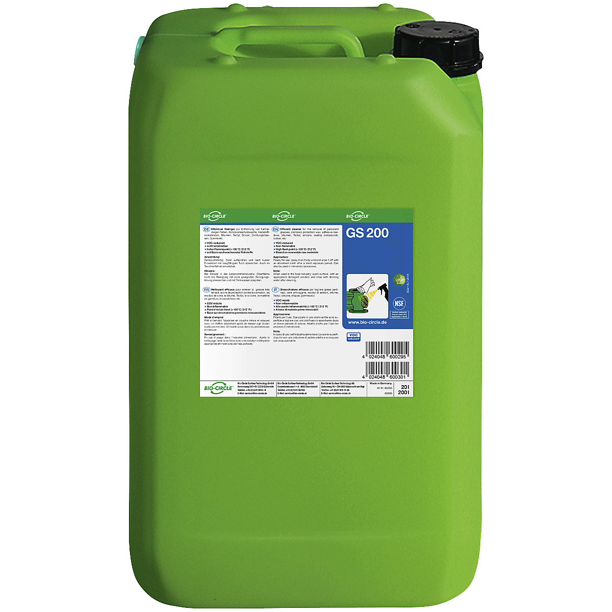 Detergente GS 200 - Bio-Circle