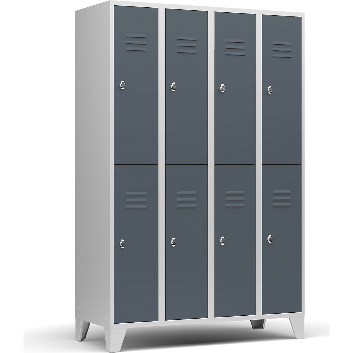 Dvojposchodová úzka skrinka Berlin 2 &ndash; Wolf