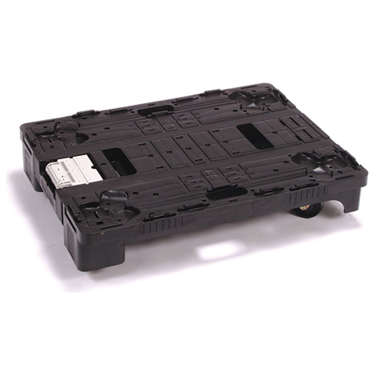 Extra Large Plastic Dolly | 2 Braked and 2 Swivel Castors | 600w x 800d mm | 500kg Capacity