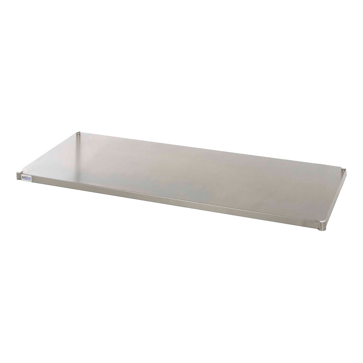Extra Shelf for BiGDUG Stainless Steel Shelving | Solid Shelves | 1466w x 591d mm | 90kg UDL