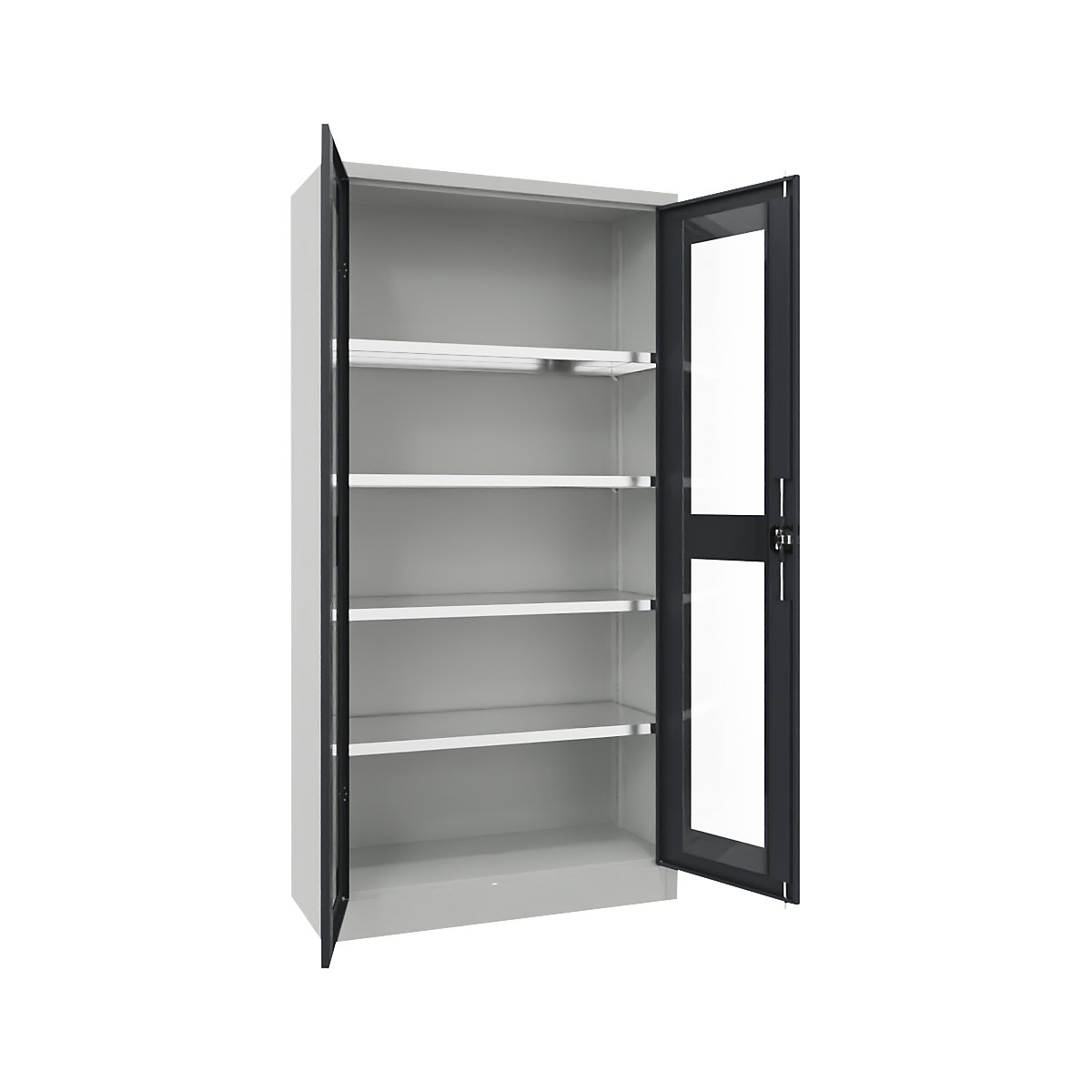 Flügeltürschrank mit Sichtfenster Pavoy