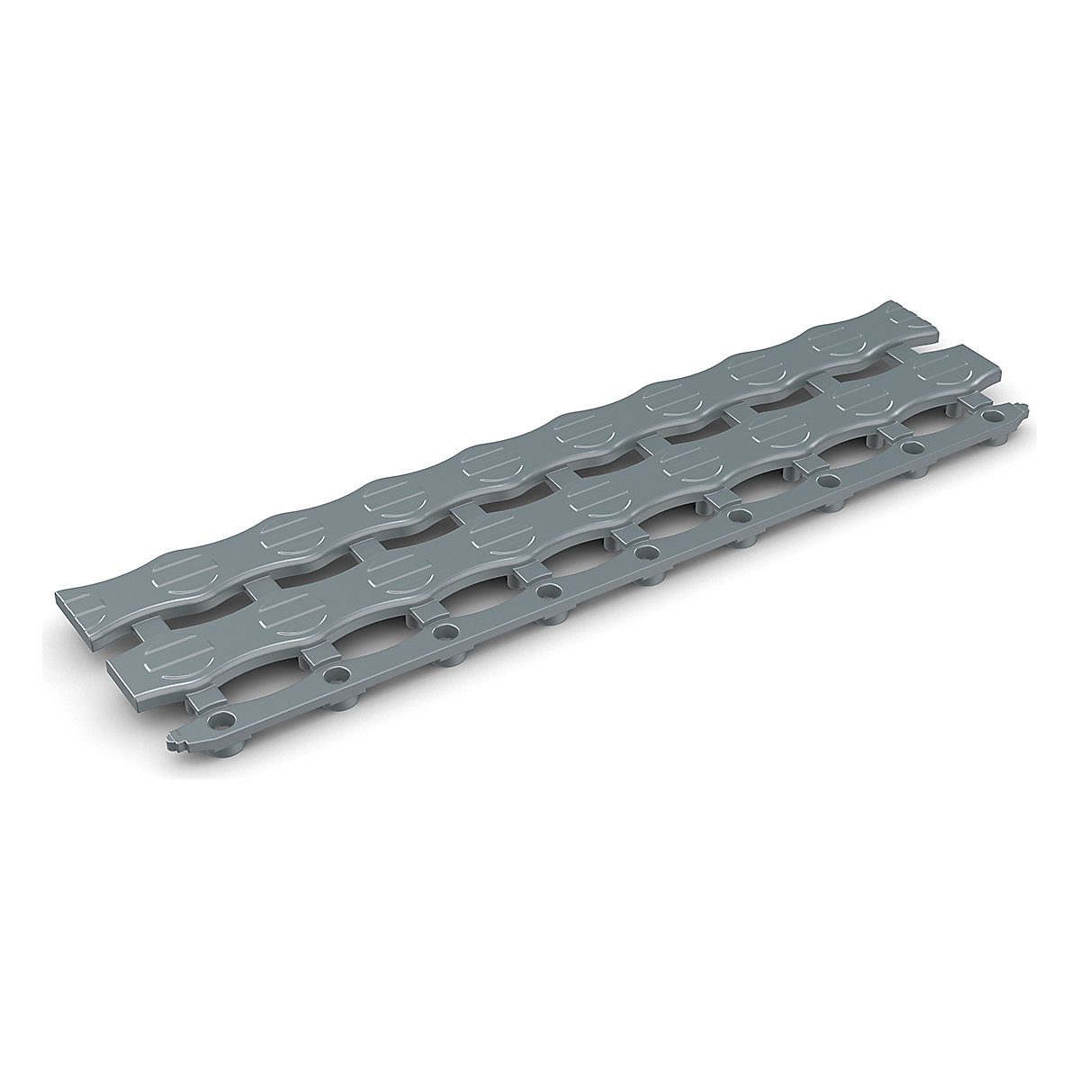 Flexible EVA Snap-On Ramped Edging Piece,7cm Width x 33cm Length Dark Grey