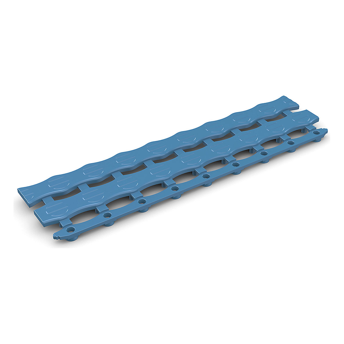 Flexible EVA Snap-On Ramped Edging Piece,7cm Width x 33cm Length Ocean Blue
