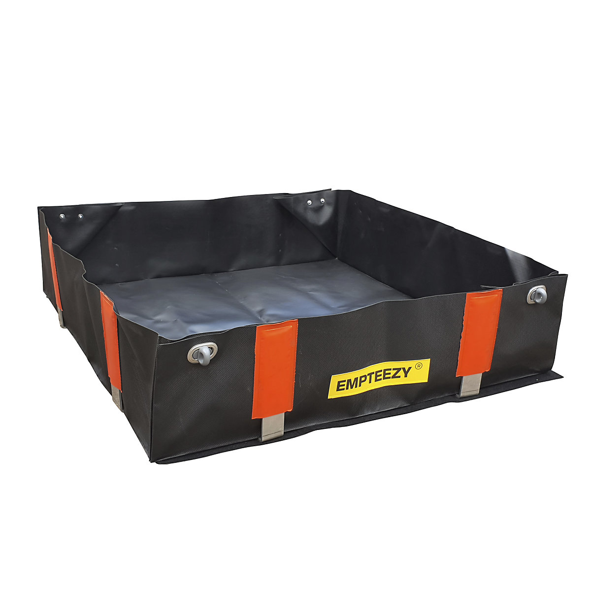 Folding sump tray