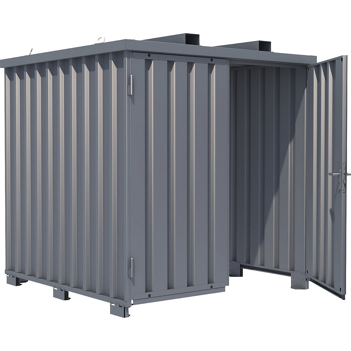 Gas cylinder container
