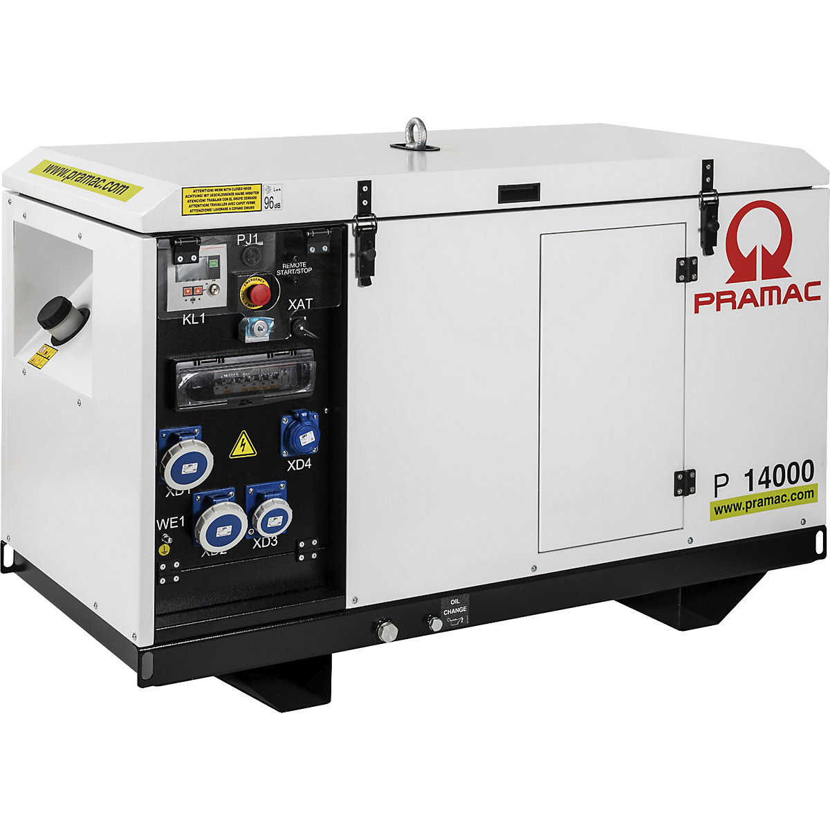 Gerador Série P, gasóleo, 230 V - Pramac