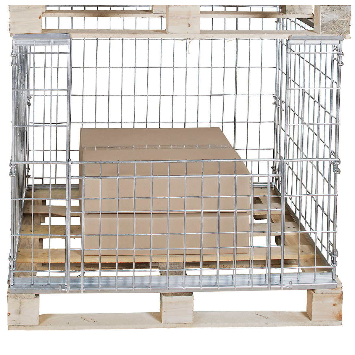 Gitter-Aufsatzrahmen für EUR-Tauschpalette ratioform