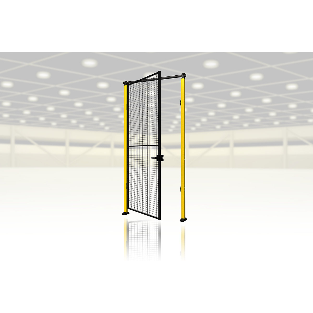 Griglia di protezione per macchinari X-GUARD, kit porta (senza modulo anta, montanti e serratura) - Axelent