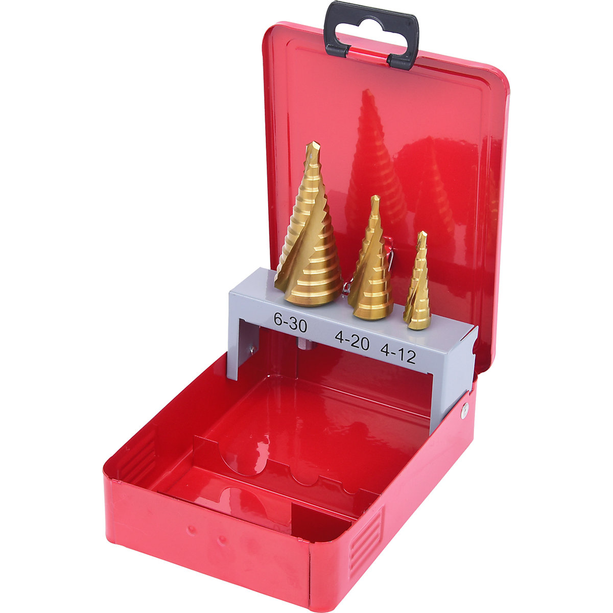 HSS TiN stepped drill set - KS Tools