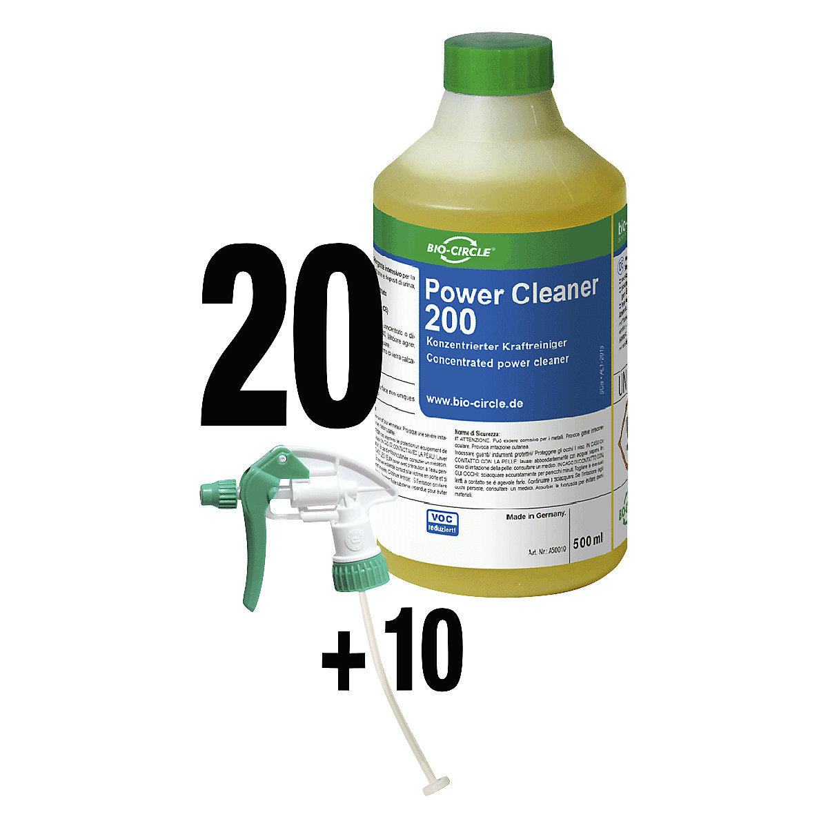 Intenzivní čisticí koncentrát Power Cleaner 200 &ndash; Bio-Circle