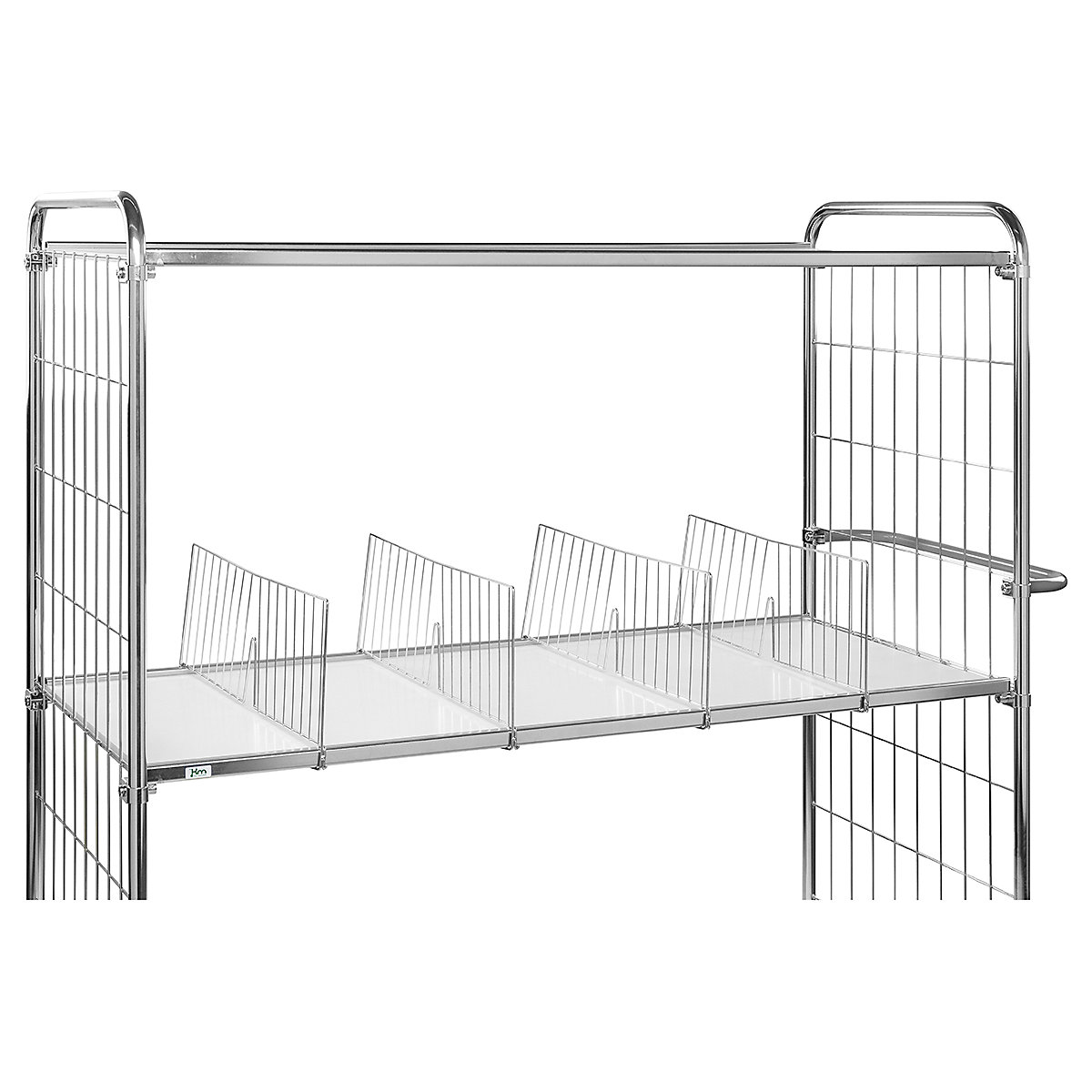 Kongamek Series 9000 Shelf dividers | 200h x 650w x 51d mm | Electro galvanised