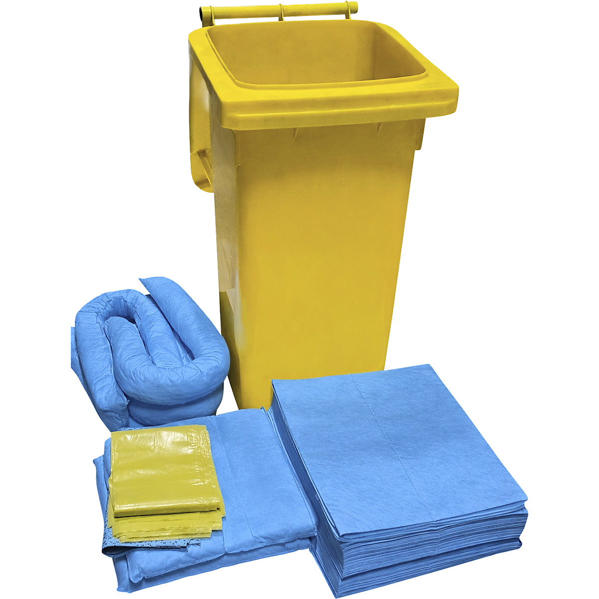 Lekkage-noodset in rolcontainer &ndash; eurokraft basic