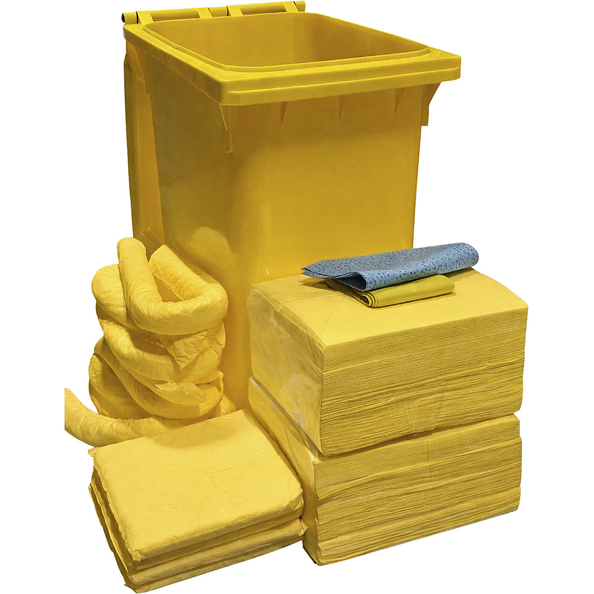 Lekkage-noodset in rolcontainer &ndash; eurokraft basic