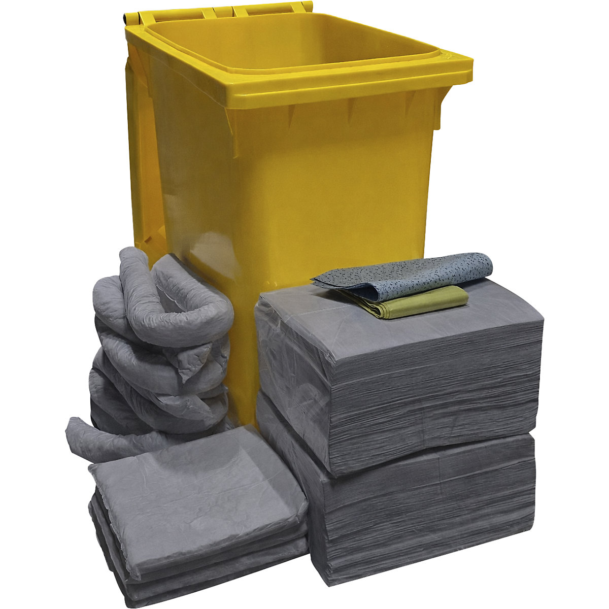 Lekkage-noodset in rolcontainer &ndash; eurokraft basic