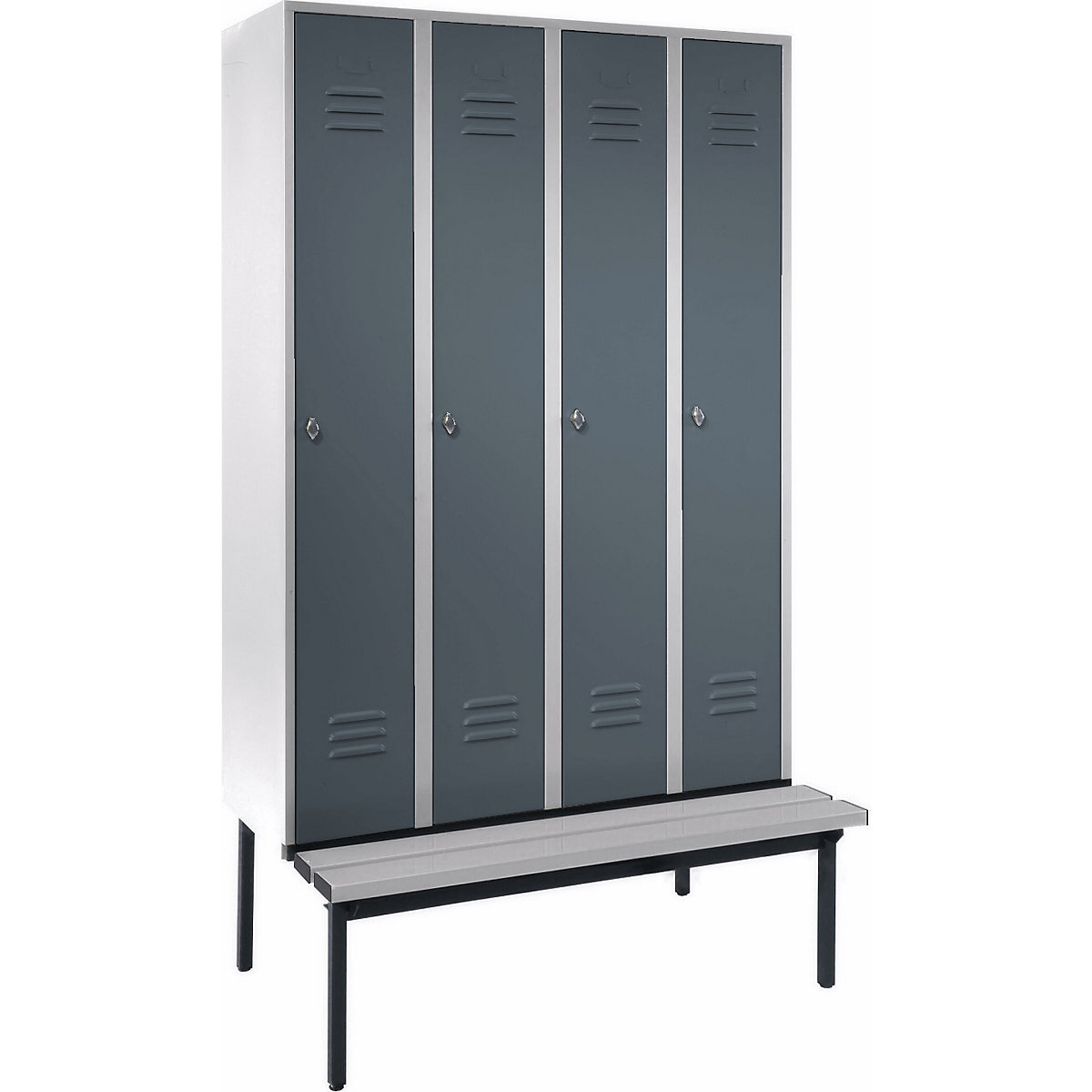 Lockerkast Berlin 2 met zitbank &ndash; Wolf