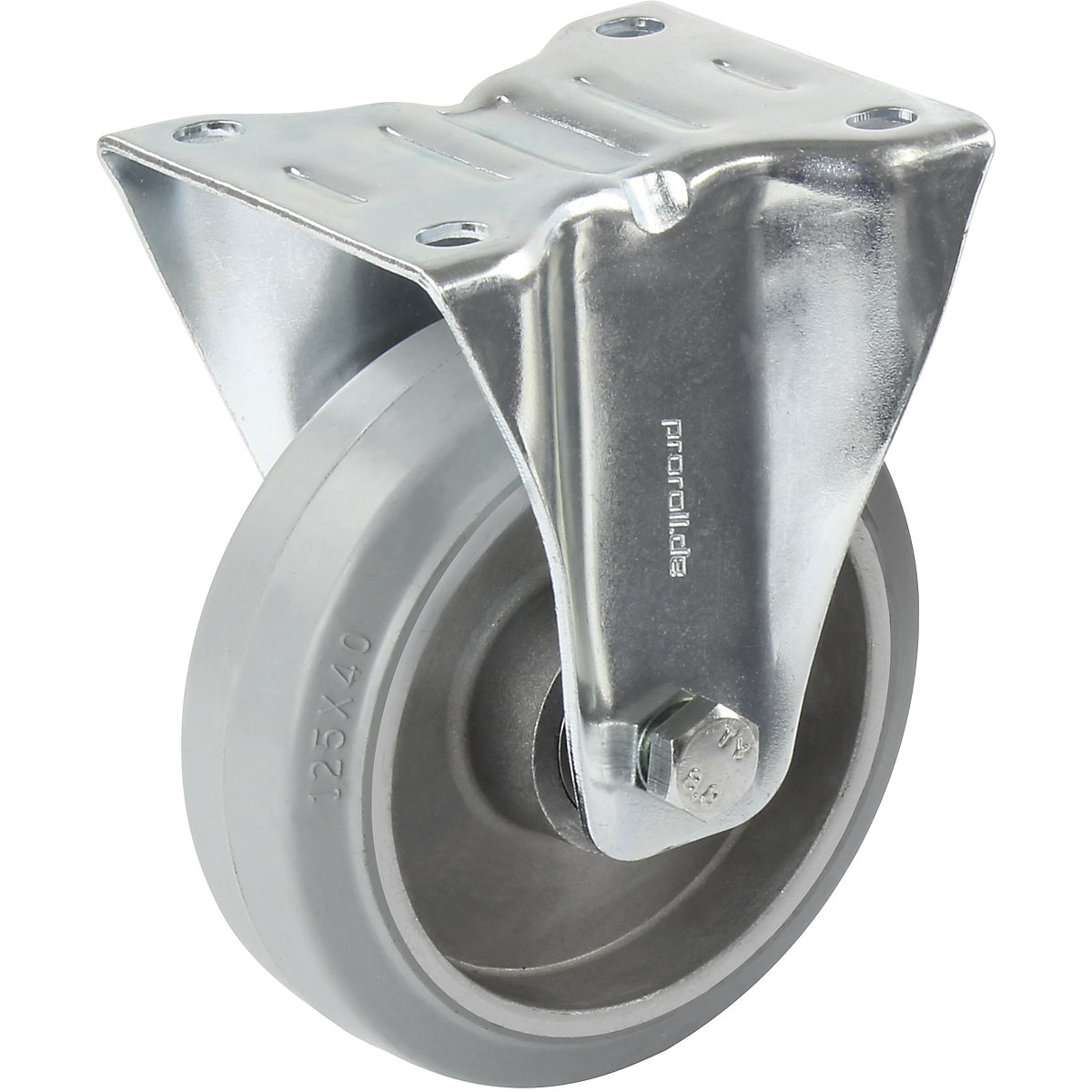 Massieve, superelastische rubberband, grijs &ndash; Proroll
